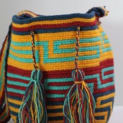 Mochila Wayuu Petite Coloré details